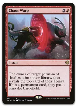 Chaos Warp #127 (NM) Starter Commander SCD Magic MTG - Image 1