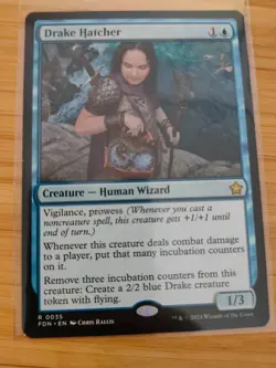 MTG Drake Hatcher 0035 Foundations M/NM Free UK P&P - Image 1