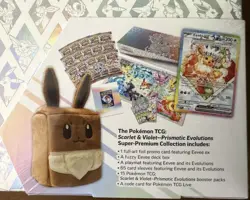 One Pokemon Scarlet & Violet Prismatic Evolutions Super Premium Collection Box - Image 2