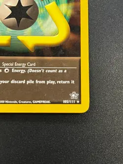 Recycle Energy 105/111 - Neo Genesis Vintage Regular Pokemon TCG Card LP - Image 3