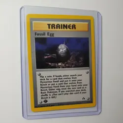 Fossil Egg 72/75 Neo Discovery Trainer Uncommon 1st Edition Pokemon Card NM - Image 1