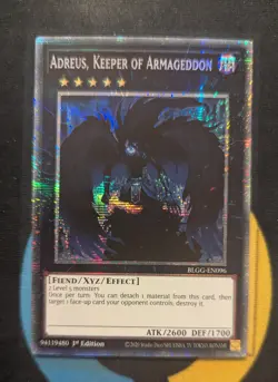 BLGG-EN096 Adreus, Keeper of Armageddon Starlight Rare 1st Ed YuGiOh - Image 1