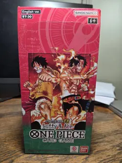 Starter Deck Box One Piece St-30 Luffy and Ace Full Box Lof Of 6! - Image 1