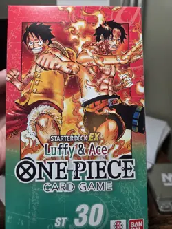 Starter Deck Box One Piece St-30 Luffy and Ace Full Box Lof Of 6! - Image 4