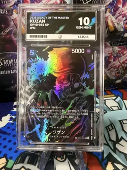 One Piece TCG Kuzan SP Ace gem mint 10 Japanese OP10-082 SP Legacy Of The Master - Image 1