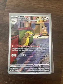 Gumshoos 153/132 Illustration Rare Pokemon TCG Card Mega Evolution NM - In Hand - Image 1