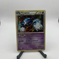 Metagross 4/95 Unleashed Holo Rare Pokemon Card 2010 HGSS Rare Holo TCG - Image 1