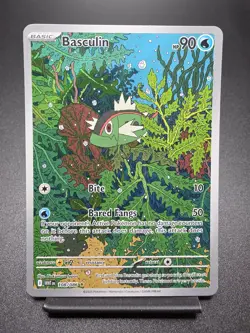 Basculin 108/086 Illustration Rare White Flare Pokemon Card - Image 1
