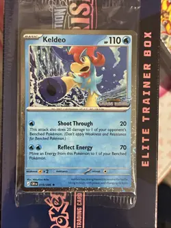 Keldeo Chaos Rising Barnes and Noble Promo RARE Sealed Card Gradeable U - Image 1