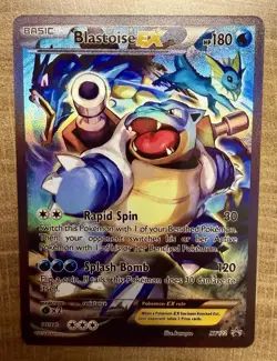 Blastoise EX Black Star Promo #XY122 Holo Custom Handmade Fan Art Card - Image 1
