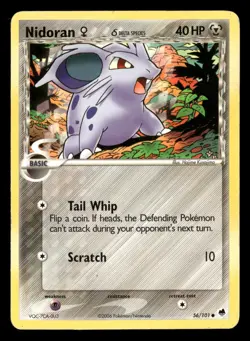 Nidoran - 56/101 - Common - EX Dragon Frontiers - Pokemon Card - HP - Image 1