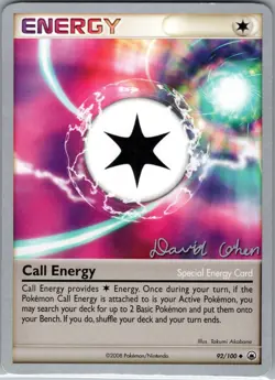 Call Energy 92/100 Non Holo World Championships Majestic Dawn - Pokemon Card - L - Image 1
