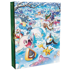 Pokemon TCG: Holiday Calendar 2024 Fun Pack Card Games Booster Packs Promo Cards - Image 3