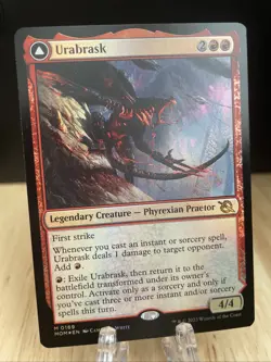 MTG Urabrask The Great Work March of the Machine FOIL #0169 Mythic NM/M - Image 1
