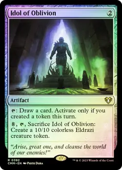 Idol of Oblivion FOIL - 0392 - Rare - Commander Masters CMM MTG - Image 1