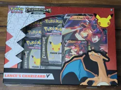 Pokemon 25th Anniversary Celebrations Lances Charizard V Collection Box Sealed 820650809392 - Image 1