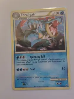 Feraligatr 25/95 Rare Call of Legends Pokemon LP - Image 1