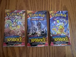 Pokemon Surging Sparks Booster Pack - Factory Sealed - Random Pack Art - Image 1