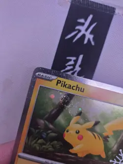 Pokemon Pikachu 025/165 Snowflake Stamped Holo With Two Swirls - Image 2