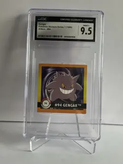 CGC MINT+ 9.5 Gengar #94 Pokemon Artbox Stickers Series 1 1999 - Image 1