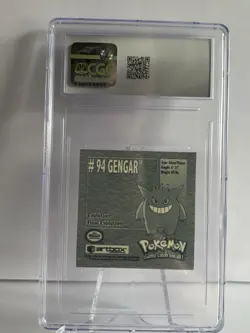 CGC MINT+ 9.5 Gengar #94 Pokemon Artbox Stickers Series 1 1999 - Image 2