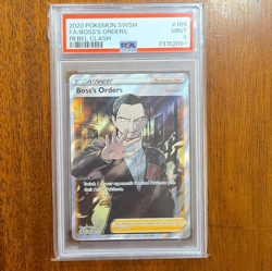 Pokemon TCG Boss's Orders 189/192 Rebel Clash Full Art Holo Eng PSA 9 - Image 1