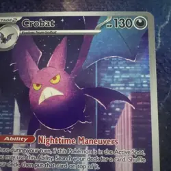 Crobat 93/86 Chaos Rising Illustration Rare Pokemon TCG - Image 4
