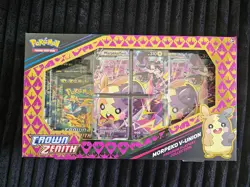 Pokemon TCG: Crown Zenith Premium Playmat Collection Morpeko V-Union Box NEW - Image 1