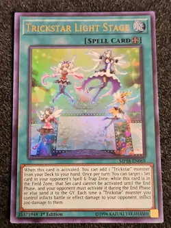 Yu-Gi-Oh! TCG Trickstar Light Stage 2018 Mega-Tin Mega Pack MP18-EN069 1st NM - Image 1