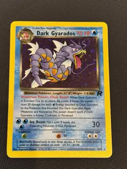 Pokemon TCG Dark Gyarados 8/82 Wotc Rocket 2000 Vintage Card Near Mint - Image 1
