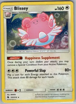 Blissey - (Cosmos Holo) 153/214 - Pokemon Card - NM - Image 1