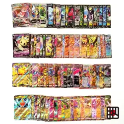 Pokemon Card Bulk Lot 100 V ex VMAX VSTAR NM-LP No Dupes Japanese US Stock 777 - Image 1