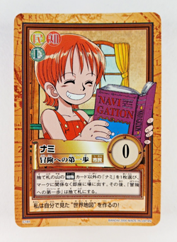 Nami, 1st Step Adventure C184 - One Piece Carddass Hyper Battle card (2000 Japan - Image 1
