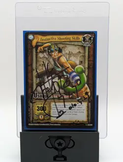 One Piece 2005 CCG The Quest Begins Usopp Kappei Yamaguchi Signed Card - Image 1