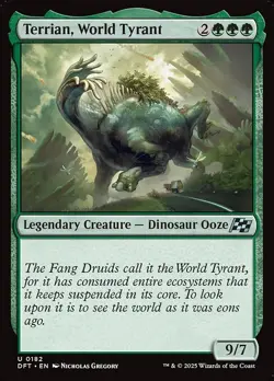 [MTG] Terrian, World Tyrant (0182) (DFT) LP-HP - Image 1