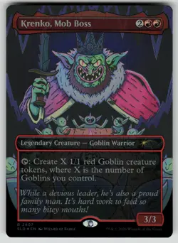 Krenko, Mob Boss Foil Borderless Secret Lair Drop Series (SLD) 2407 MTG NM - Image 1