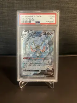 Pokemon TCG: Zacian V Galarian Gallery GG48/GG70 Crown Zenith PSA 9 MINT - Image 1