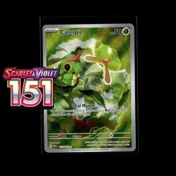 Pokemon TCG Caterpie 172/165 | Scarlet & Violet 151 | Illustration Rare | NM - Image 1