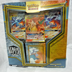 Pokemon: Reshiram & Charizard GX League Battle Deck Damaged Box w/ 9 Add'l Cards - Image 1