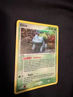 Pokemon EX Delta Species Ditto (Bulbasaur) Reverse Holo STAMP LP+/NM- - Image 3