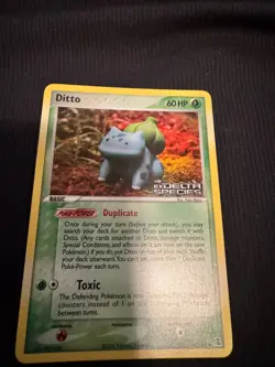 Pokemon EX Delta Species Ditto (Bulbasaur) Reverse Holo STAMP LP+/NM- - Image 4