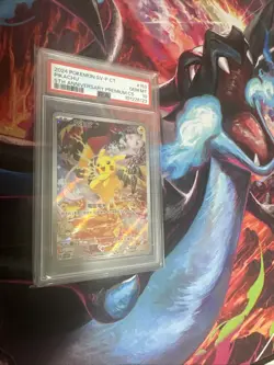 PIKACHU 5TH ANN. PREMIUM CS POKEMON TRADITIONAL CHINESE SV-P PRM 2024 153 PSA 10 - Image 2