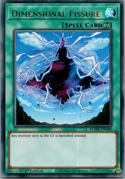 Yugioh Dimensional Fissure BLMR-EN088 1st Edition Ultra Rare NM - Image 1