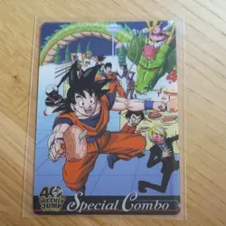 Dragon Ball x One Piece 40th Jump Morinaga Wafer Son Goku & Luffy F/S - Image 2