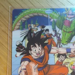 Dragon Ball x One Piece 40th Jump Morinaga Wafer Son Goku & Luffy F/S - Image 4
