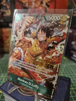 One Piece TCG Monkey.D.Luffy P-135 Winner Stamp OP16 Pre-Release Event Promo - Image 1