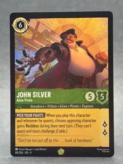 Disney Lorcana - 89/204 John Silver Alien Pirate Fabled Legendary Non Foil NM - Image 1