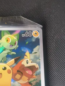 Pokemon Card Pikachu SVP027 Paldea Evolved Black Star Promo SEALED - Image 3