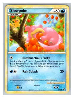 Slowpoke 66/90 PL Pokemon Cards Undaunted Rare Vintage - Image 1