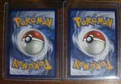 Lot Of 2 Pokemon Cards 151 Ninetales Ex And Omanyte Full Art - Image 2